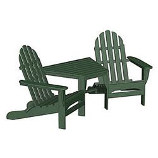 Picture of Poly-Wood Classic Adirondack Tete -A- Tete