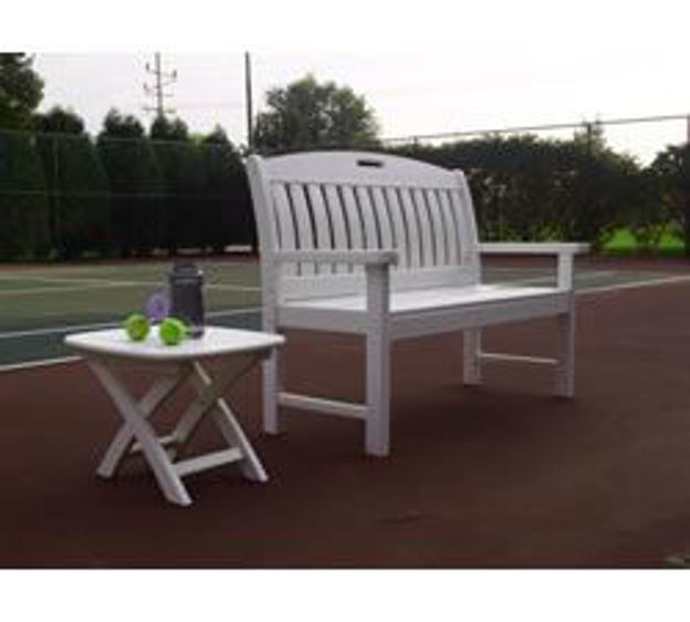 4SeasonGreenhouse. PolyWood Nautical Bench and Side Table Set