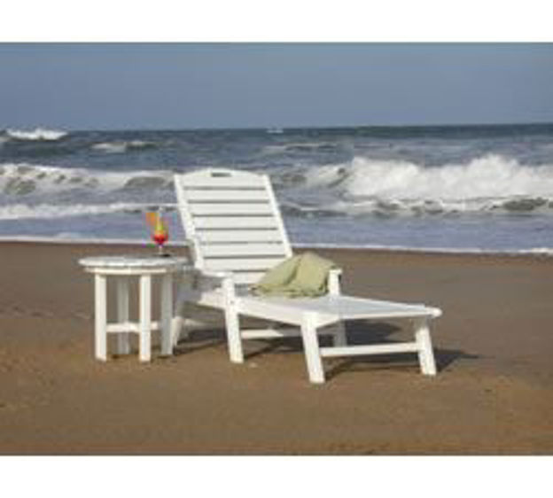 Picture of PolyWood Nautical Chaise and 20" Side Table