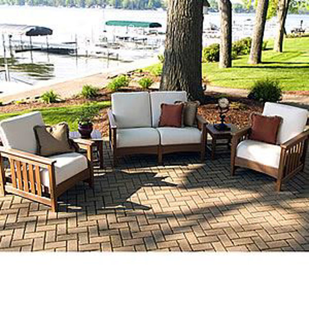 Picture of PolyWood 5-Piece Club Mission Deep Seating Recycled Plastic Set