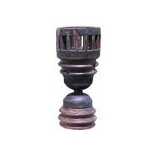 Picture of Groovystuff Rockridge Rustic Teak Axle Planter - Sm