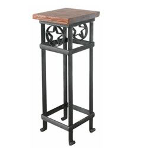 Picture of Groovystuff Lone Star Rustic Teak Plant Stand - LG