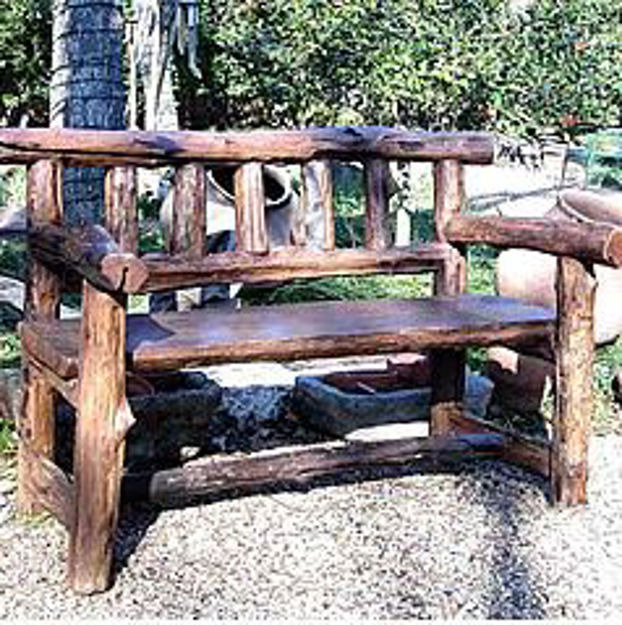 Picture of Groovystuff Rocky Mountain Rustic Teak Bench