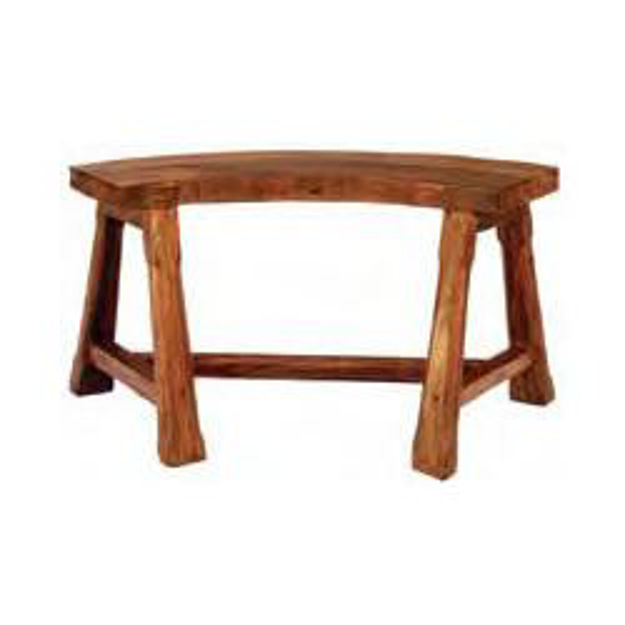 Picture of Groovystuff Fire Pit Rustic Teak Circuit Bench