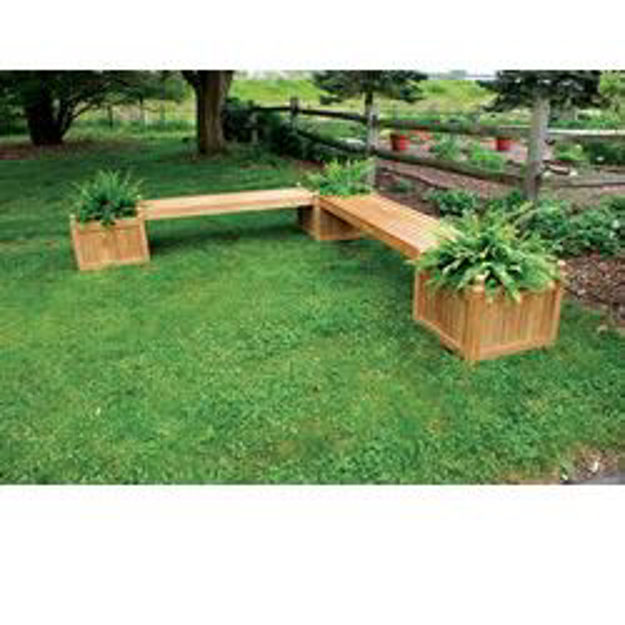 Picture of Jewels of Java Garden Planter 5' Bench