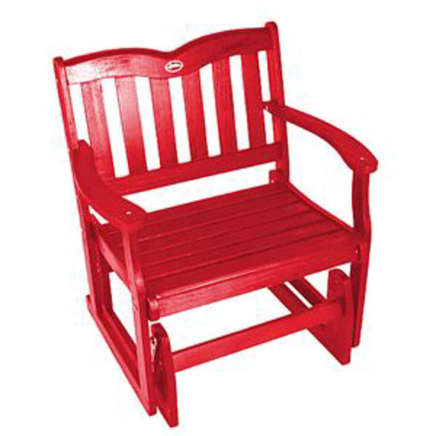 Picture of Jordan Manufacturing 1 Person Glider Chair in Red