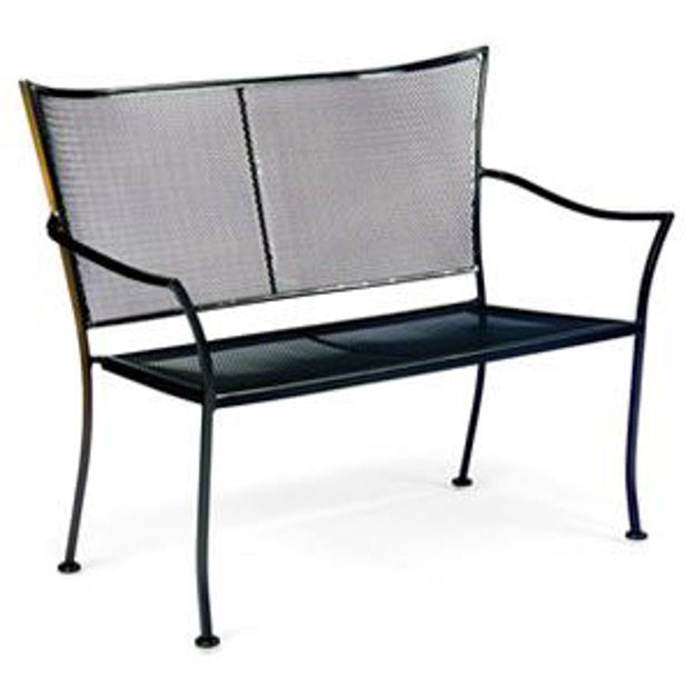 Picture of Woodard Amelie Wrought Iron Garden Bench