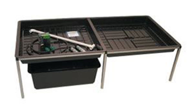 Picture of Econo 2-tray system w/res 3'x6'x19" Black