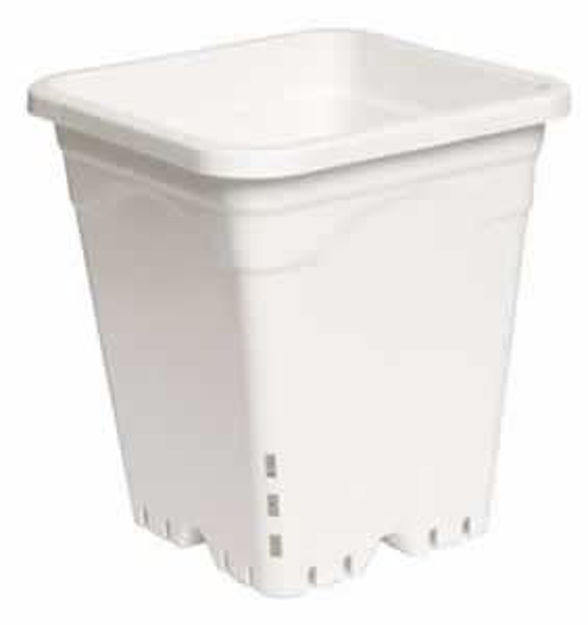 Picture of 12"x12" Square White Pot, 12" Tall, 24 per case