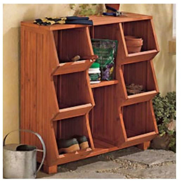 Picture of Merry Products Storage Cubby with Oil-Based Stain