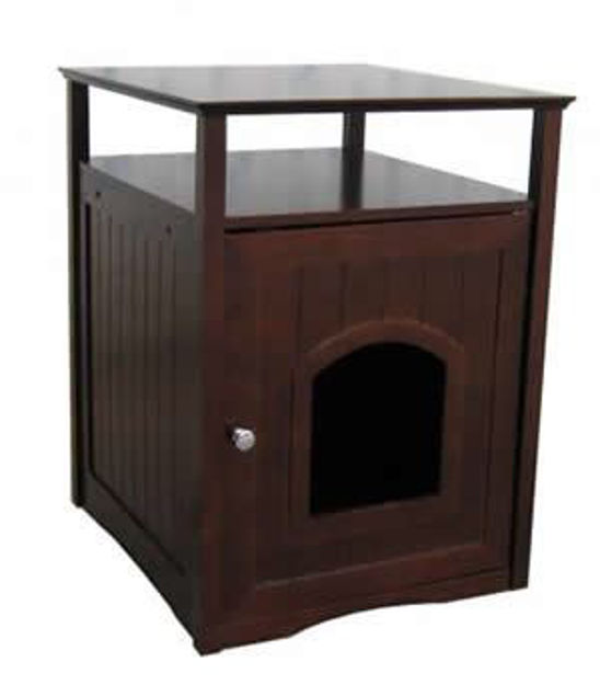 Picture of Cat / Dog Washroom / House -  Walnut Color 