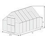 Picture of Essence 8 x 12 Hobby Greenhouse Kit