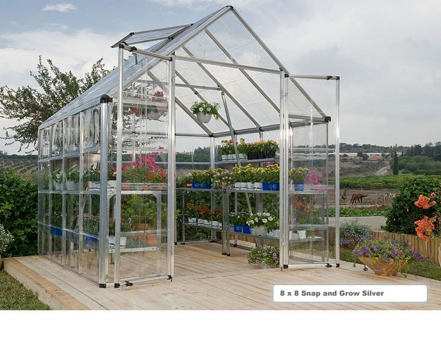 4SeasonGreenhouse. Snap & Grow Green 8 x 20 Greenhouse Kit
