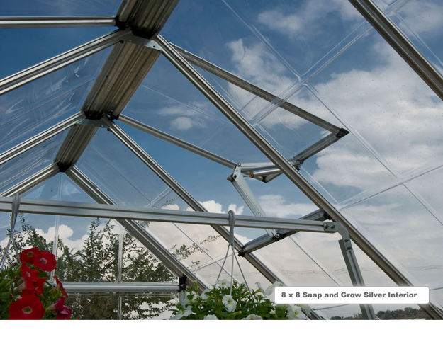 4SeasonGreenhouse. Snap & Grow Green 8 x 20 Greenhouse Kit