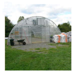 Picture of Clear View Greenhouse Kit 20'W x 10'7"H x 36'L - Natural Gas