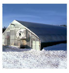 Picture of 30x12x96 Solar Star Gothic Greenhouse with Polycarbonate Top and...